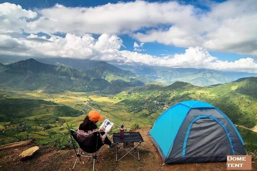 Dome Tent 4 men Double Layer (Waterproof)