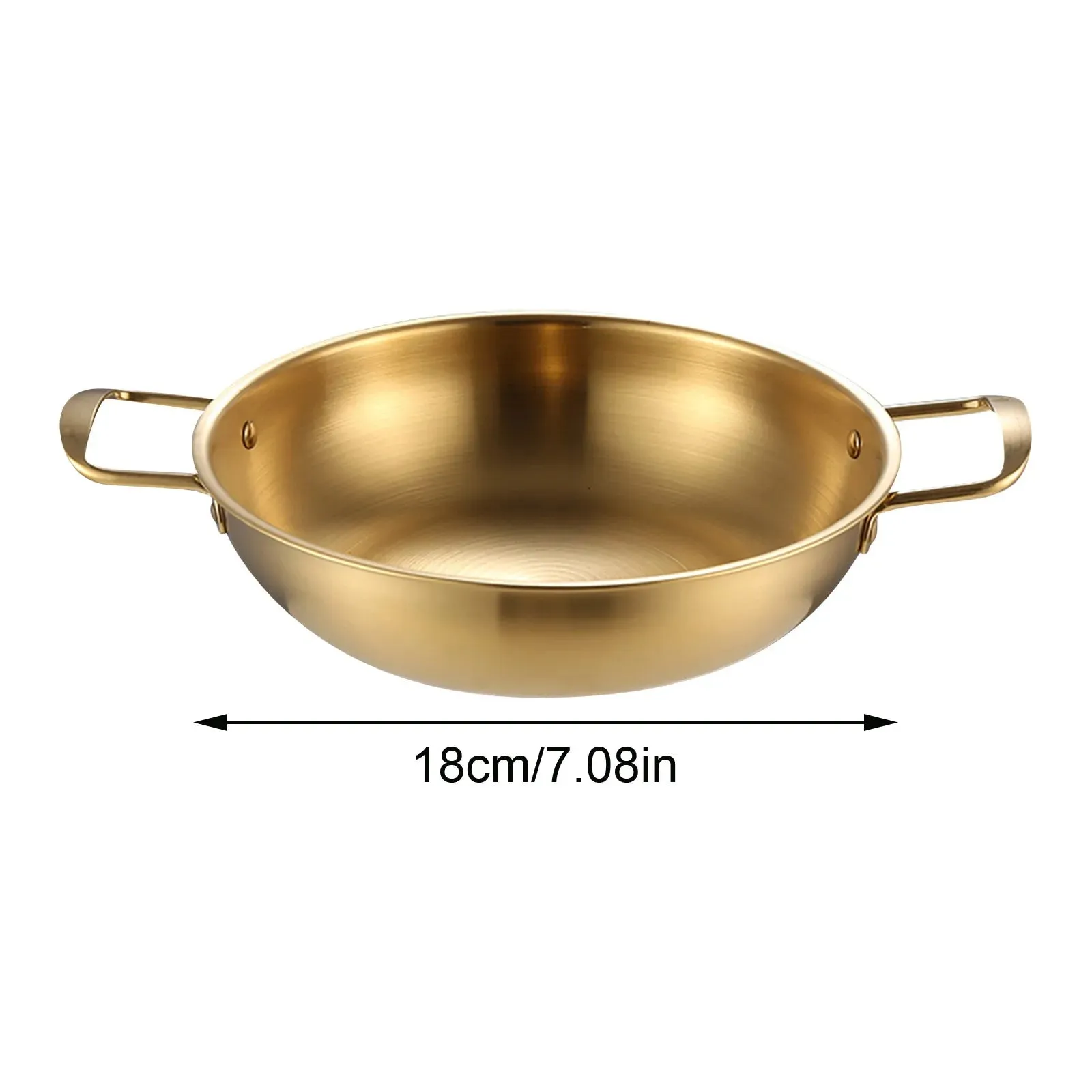 Double-Ear Stainless Steel Seafood Pot