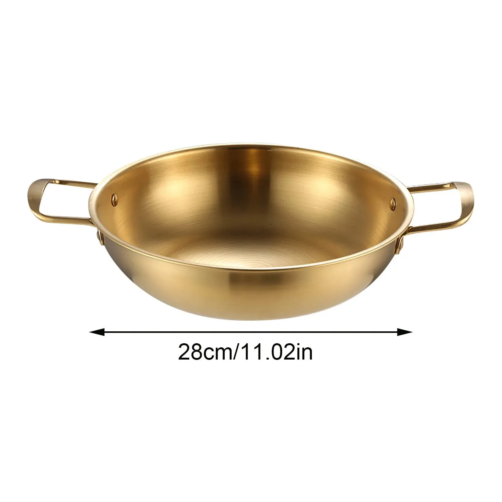 Double-Ear Stainless Steel Seafood Pot