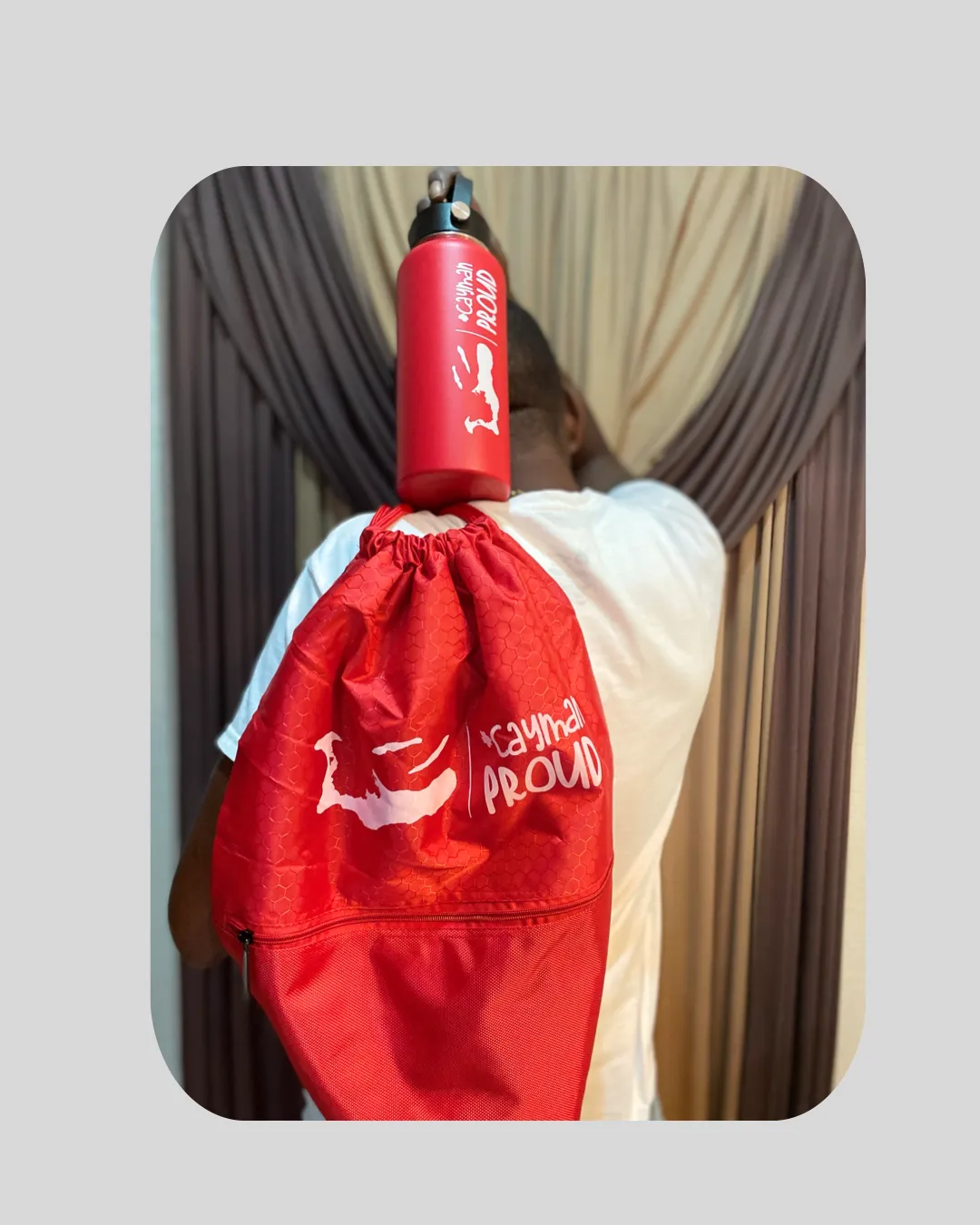 Drawstring Wet/Dry Bag - Red