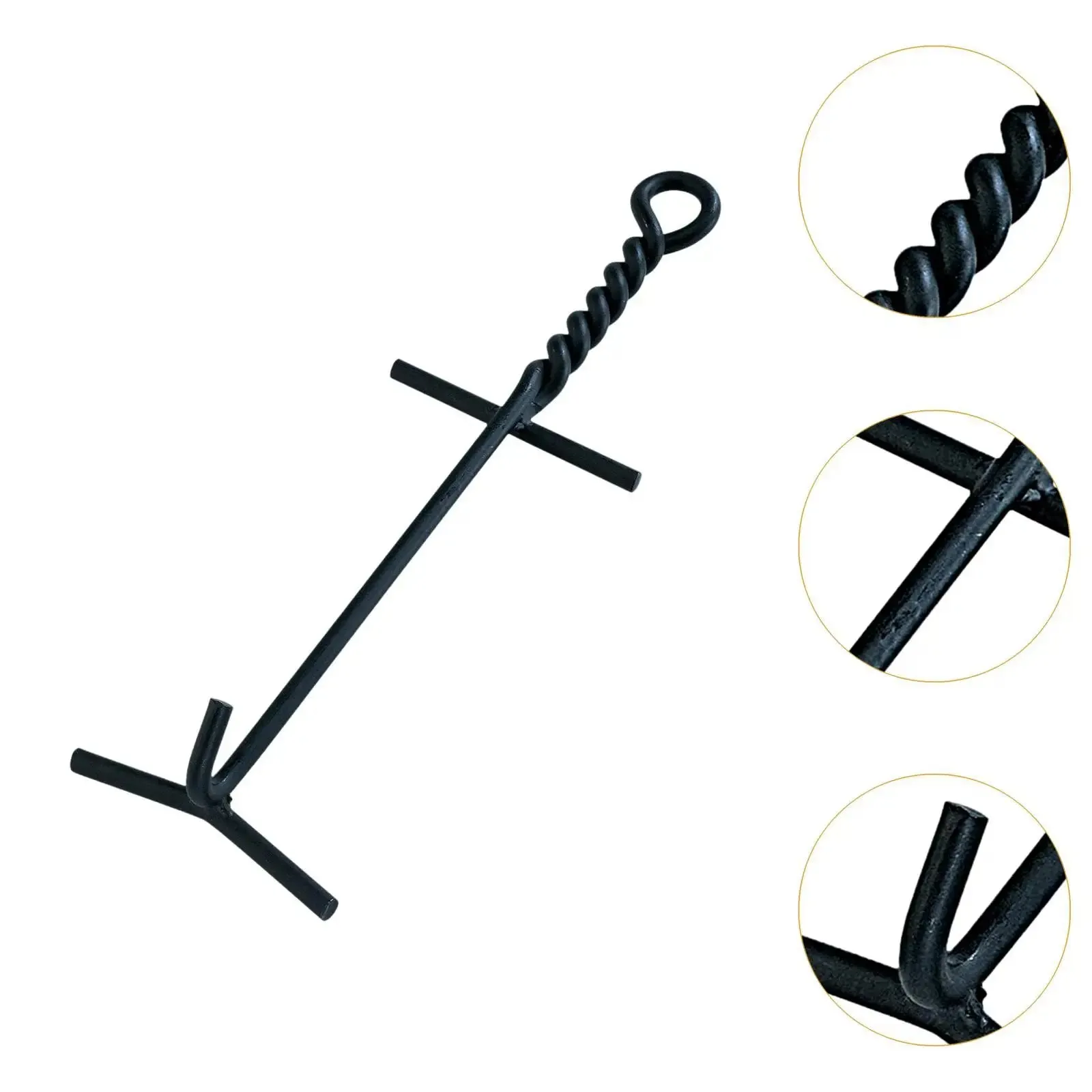 Dutch Oven Lid Lifter Cooking Pot Pan Oven Lift Handle Camping Cooking Utensils Dutch Oven Cover Lifter for Outdoor Equipment