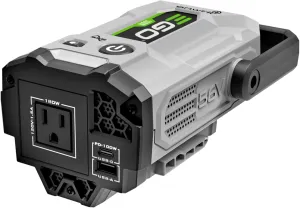 EGO Power  PAD1800 Nexus Escape 180W Inverter with Pure Sine Wave, USB A/C Included, Battery and Charger Not Included