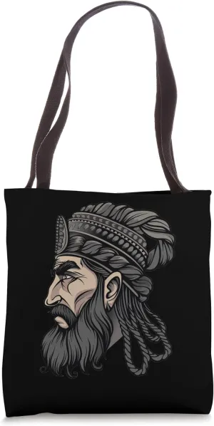 Enlil Caricature Tote Bag