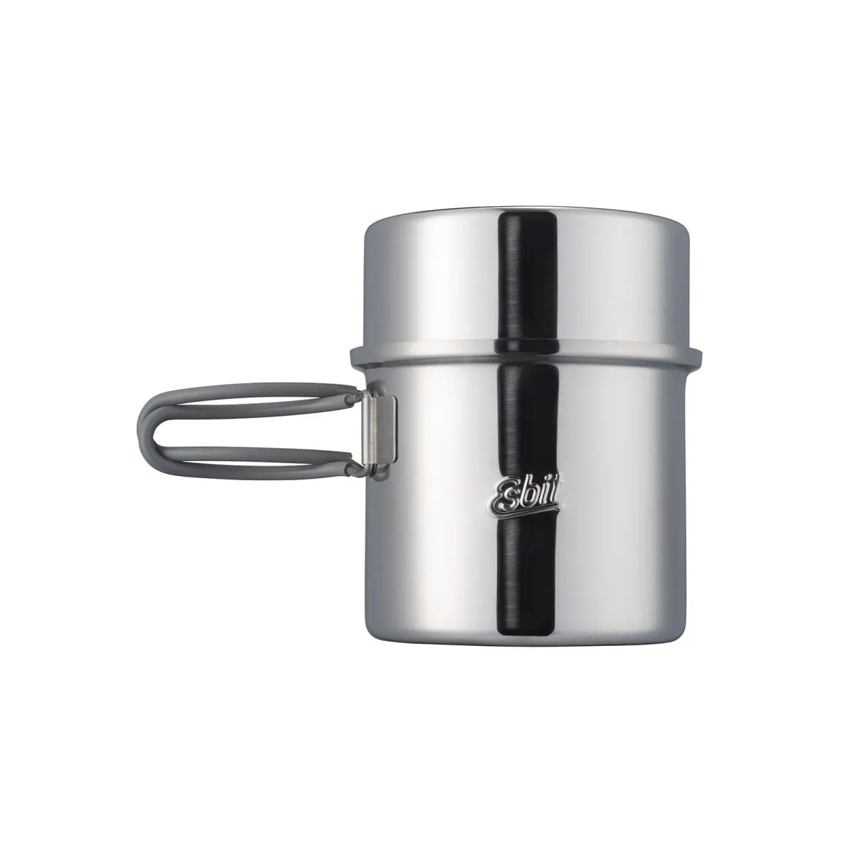 ESBIT Brand stainless steel pot capacity indicator camping trip water heating