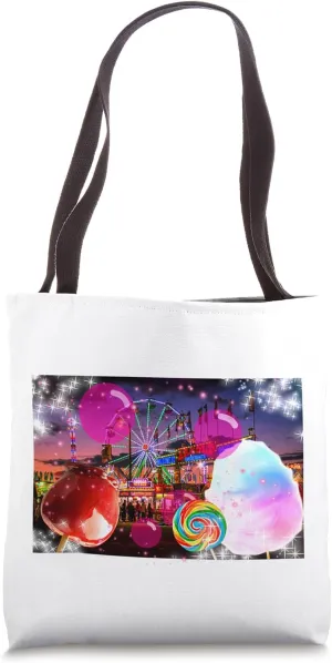 Fairground Circus Fun Novelty Original Artwork Tote Bag