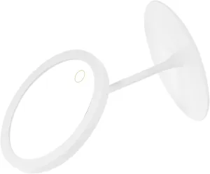 Fashion Portable Chargeable LED Desktop Charge Vanity Mirror White Fashion Make Up Mirror LED Smart Makeup Mirror Shine Chargeable Makeup Mirror Intelligent with Lights LED Mirror