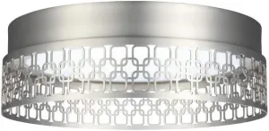 Feiss FM500SN-LED One Amani FM500-LED Flush Mount Light, Satin Nickel