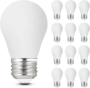 Feit Electric A15 LED Light Filament Bulb, 60W Equivalent, Dimmable, E26 Base, 5000K Daylight, 750 Lumens, Vintage Edison Light Bulb for Home, Office, 13-Year Lifetime, BPA1560W950CAFIL2RP6, 12 Pack
