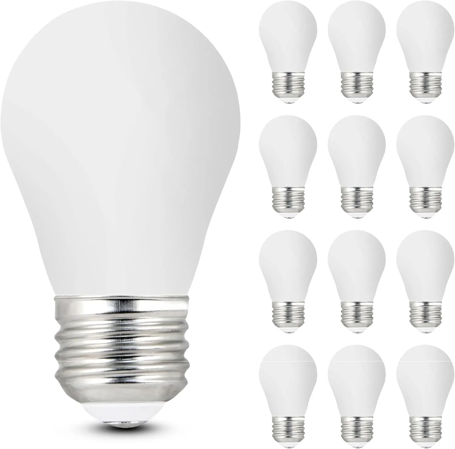 Feit Electric A15 LED Light Filament Bulb, 60W Equivalent, Dimmable, E26 Base, 5000K Daylight, 750 Lumens, Vintage Edison Light Bulb for Home, Office, 13-Year Lifetime, BPA1560W950CAFIL2RP6, 12 Pack