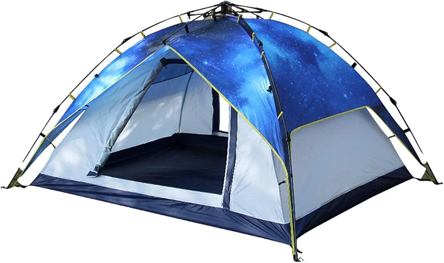Festival Camping Tent,Starry Automatic Tent,2-4 Person Quick Automatic Instant Beach Tent,Easy to Set up and Package,Multifunctional Outdoor Tent .R