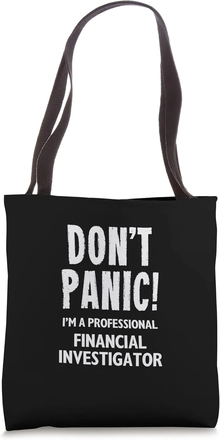 Financial Investigator Tote Bag