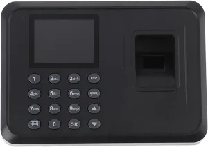 Fingerprint Attendance Machine LCD Display USB Fingerprint Attendance System Time Clock Employee Checking-in Recorder