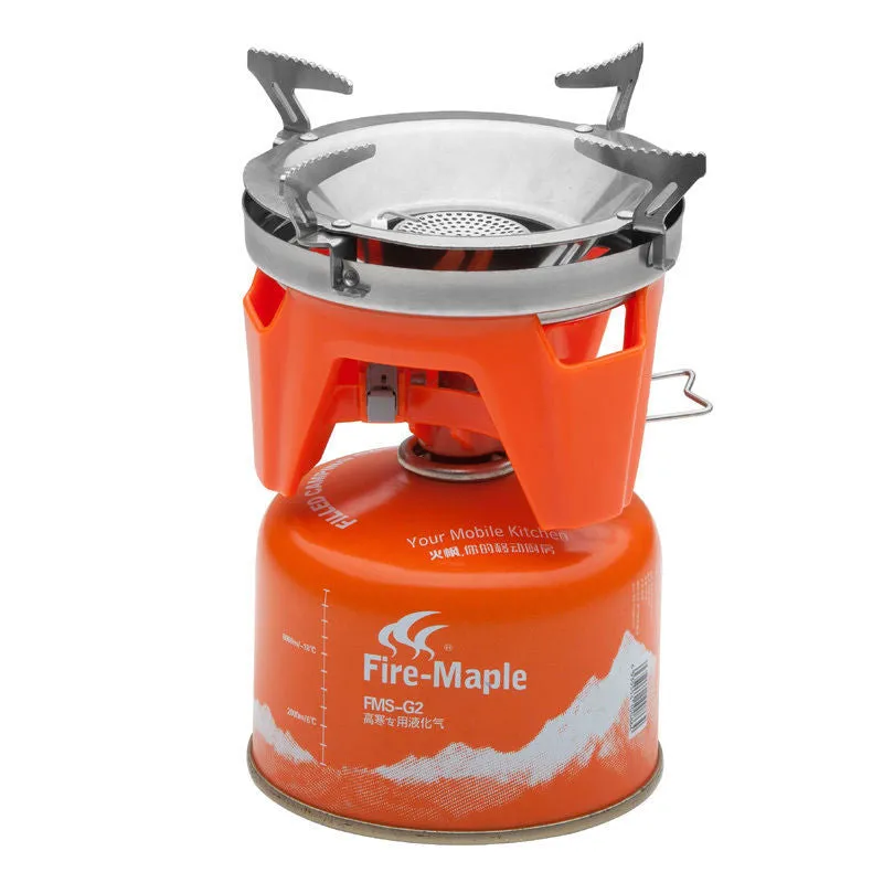 Fire Burner Orange Camping Pot Stove Gas Complete product line Maple User-friendly Exchanger Heat Picnic