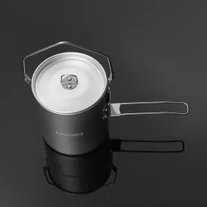 Fire Priority shipping 0.9L Pot Maple Frost Best-value Aluminium