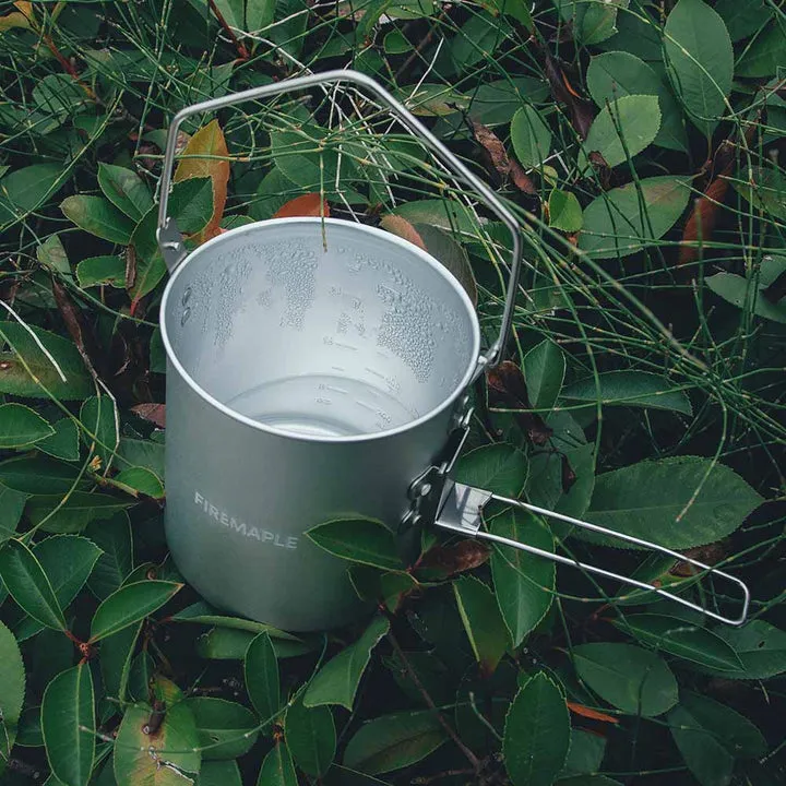 Fire Priority shipping 0.9L Pot Maple Frost Best-value Aluminium