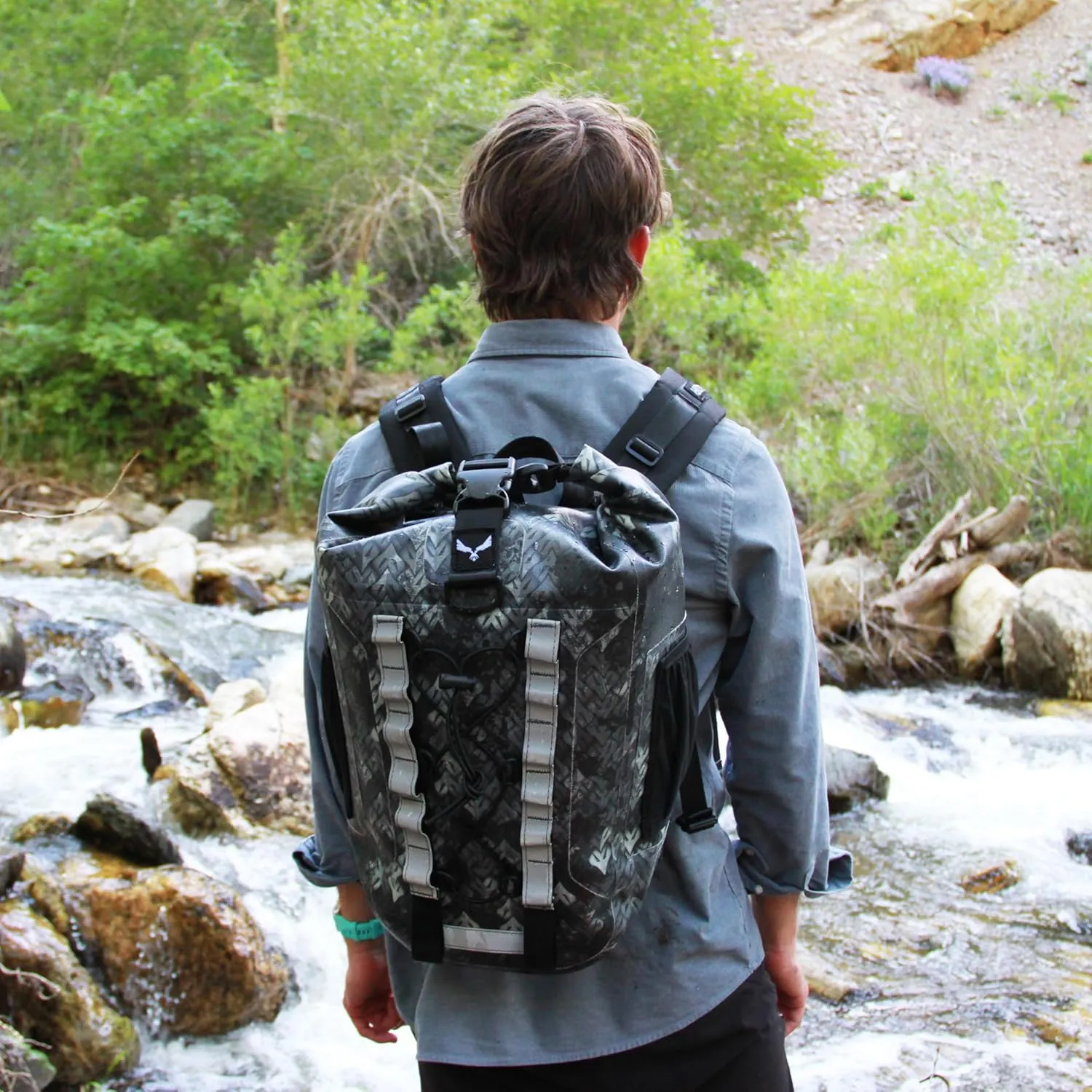 FIREbreak 2.0 | Waterproof 25L Backpack Premium Dry Bag | Roll-Top, Reinforced, Lightweight, 2.8 lbs 25-Liter
