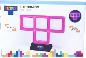Fizz Creations Tetris Tetrimino Purple T Light. Great Retro Gaming Gift. USB Powered, Removable Stand, Wall Mount Option. Classic Gameboy Tetris Neon Light