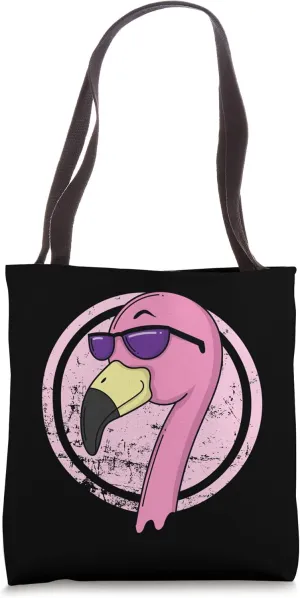 Flamingo with Sunglasses Tote Bag