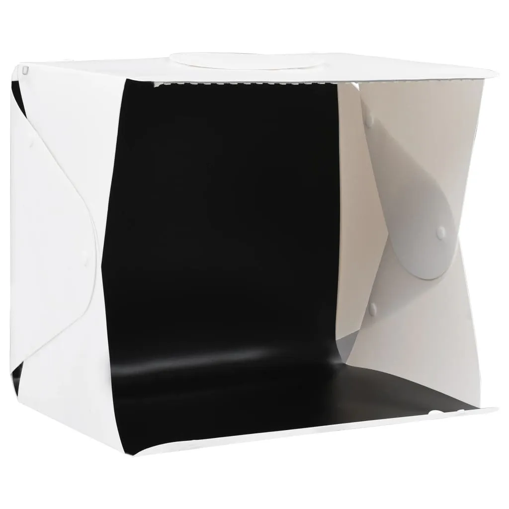 Folding LED Photo Studio Light Box 40x34x37 cm Plastic White