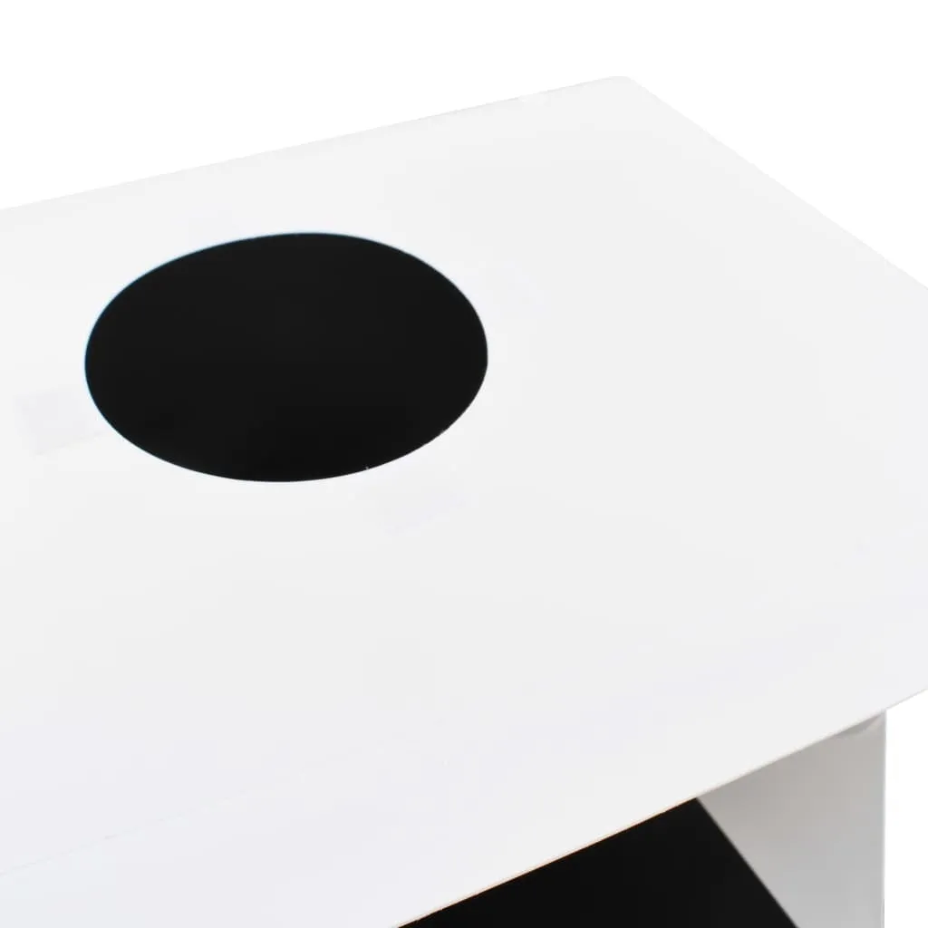 Folding LED Photo Studio Light Box 40x34x37 cm Plastic White