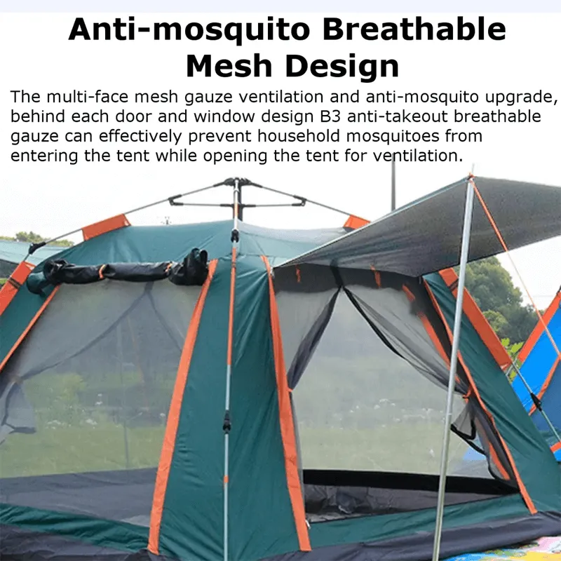 FOREST - Double Layer Pop-up Tent PU 3000mm 4-5 People