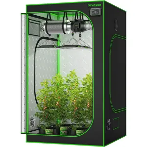 Ft. Ft. and Floor Observation Mylar Hydroponic Tray 4 with Grow Tent 4 X Window Exclusive offer Trusted