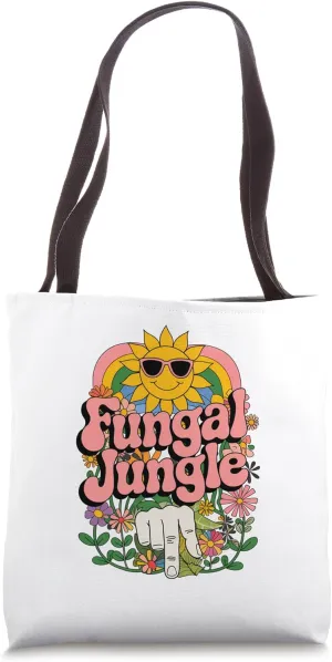 Funny Fungal Jungle Dirty Adult Humor Inappropriate Joke Tote Bag