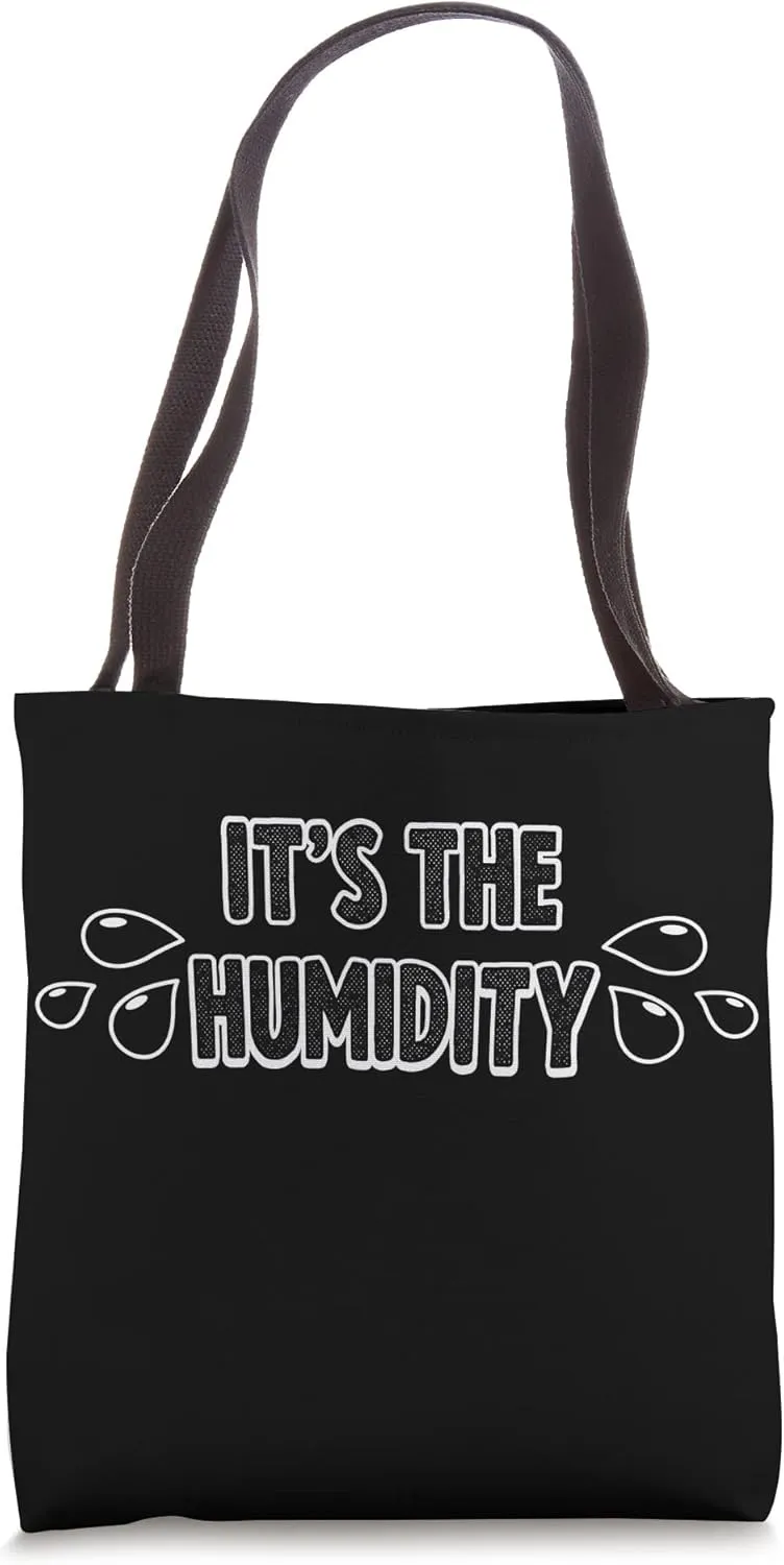 Funny Hot Summer Humidity Weather Climate Change Dad Joke Tote Bag