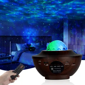 Galaxy Star Projector,Nebula LED Night Light for Room Decor, Ocean Wave Starry Sky Light Projector for Bedroom Home Theater, Remote & Bluetooth Speaker, Christmas for Kids Boy Girl Adults
