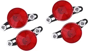 GALPADA Tail Light Motorcycle Rear Light LED Bicycle Lights Taillights Bike Warning Light Signal Lamp Safety