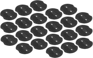 Garden Staples Gaskets 100pcs Set Landscape Fixing Gaskets 3mm Diameter for Tent Nails Pads