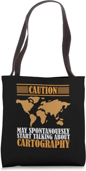 Geographer Atlas Mapping Cartography Topography Tote Bag