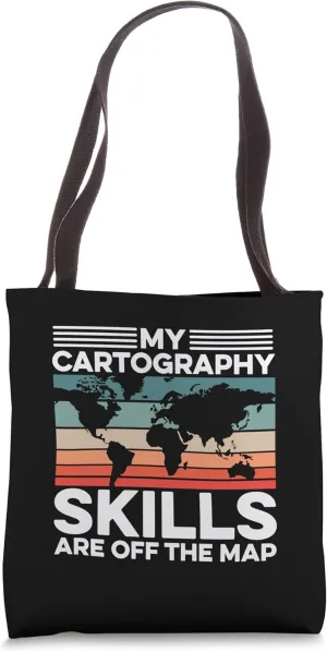 Geographer Mapping Cartography Topography Tote Bag