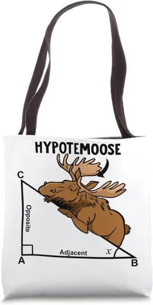 Geometry Adjacent Opposite HypoteMOOSE Tote Bag
