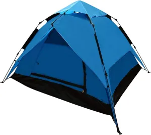 GeRRiT Tent Automatic Pop Up Camping Tent 4 Person with Sunscreen Coating Waterproof 4 Season Instant Tent for Outdoor Outdoor