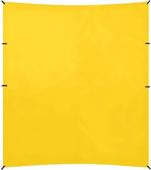 Gold Solid Color Pure Plain Foldable Beach Tent UPF50  Easy Setup Large Sun Shelter with Sand Shovel, Sandbags for Family Trips, Picnics & Camping