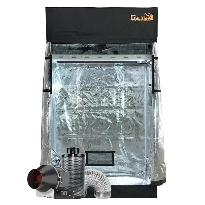 Gorilla Grow Tent 2' x 4' Fluorescent T5 Grow Tent Kit With Automated Ventilation Package