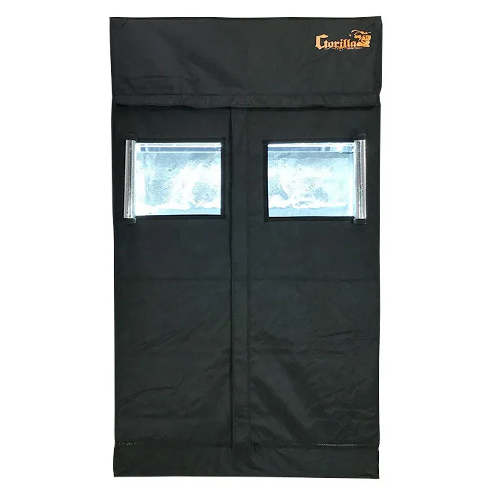 Gorilla Grow Tent 2' x 4' Fluorescent T5 Grow Tent Kit With Automated Ventilation Package