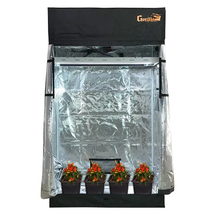 Gorilla Grow Tent 2' x 4' Fluorescent T5 Grow Tent Kit With Automated Ventilation Package
