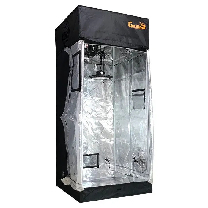 Gorilla Grow Tent 3' x 3' 150 Watt UFO LED Grow Tent Kit With Automated Ventilation Package