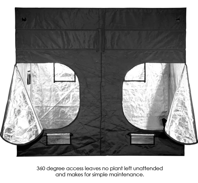 Gorilla Grow Tent 4' x 8' Growers Choice ROI-E420 LED Grow Tent Kit With Automated Ventilation Package