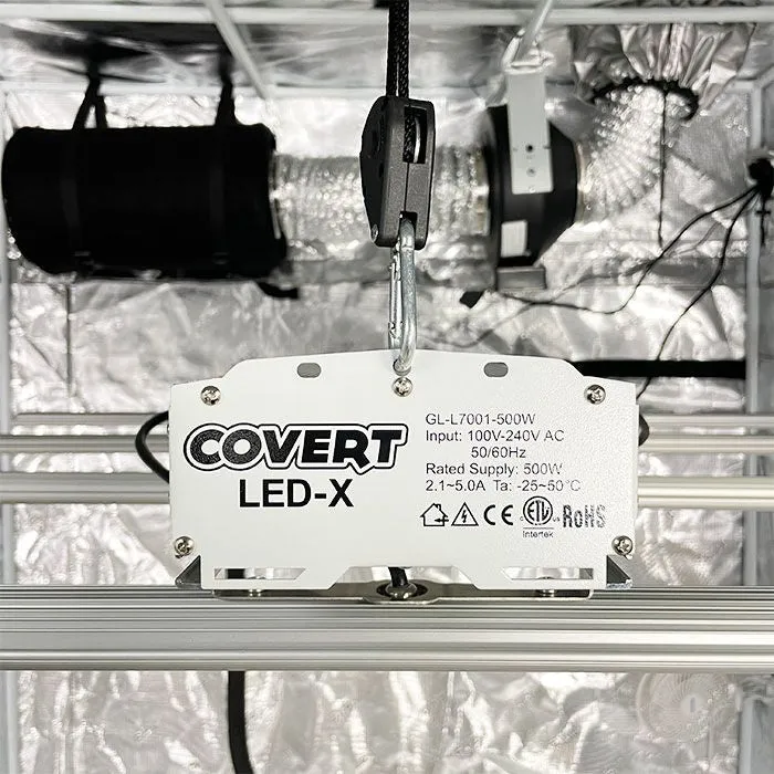 Gorilla Grow Tent 5' x 5' 500 Watt Covert LED-X Grow Tent Kit With Automated Ventilation Package
