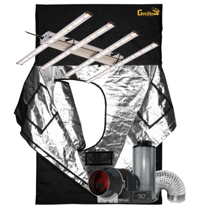 Gorilla Grow Tent 5' x 5' 500 Watt Covert LED-X Grow Tent Kit With Automated Ventilation Package