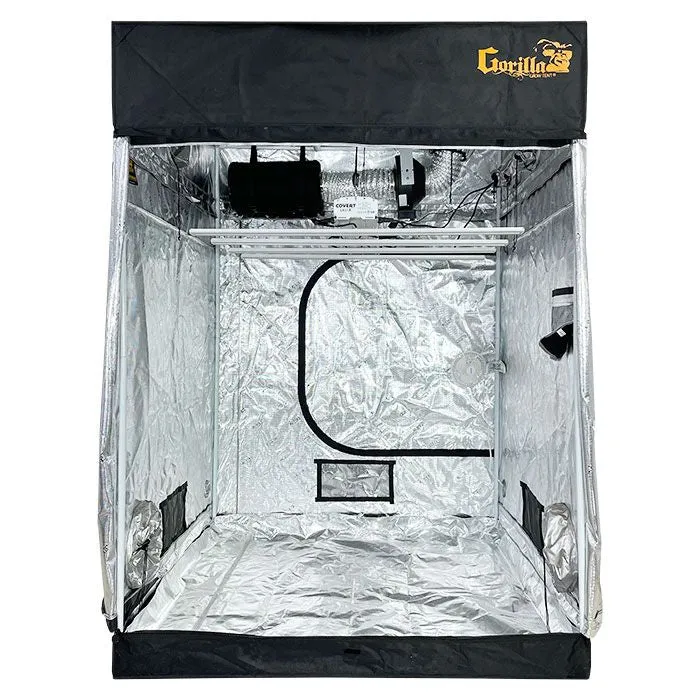 Gorilla Grow Tent 5' x 5' 500 Watt Covert LED-X Grow Tent Kit With Automated Ventilation Package