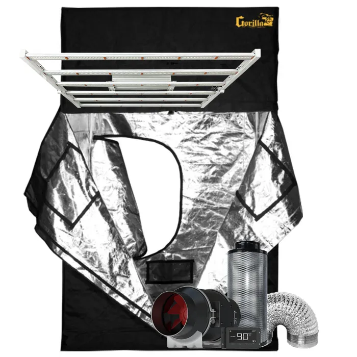 Gorilla Grow Tent 5' x 5' 630 Watt Covert PRO LED Grow Tent Kit With Automated Ventilation Package