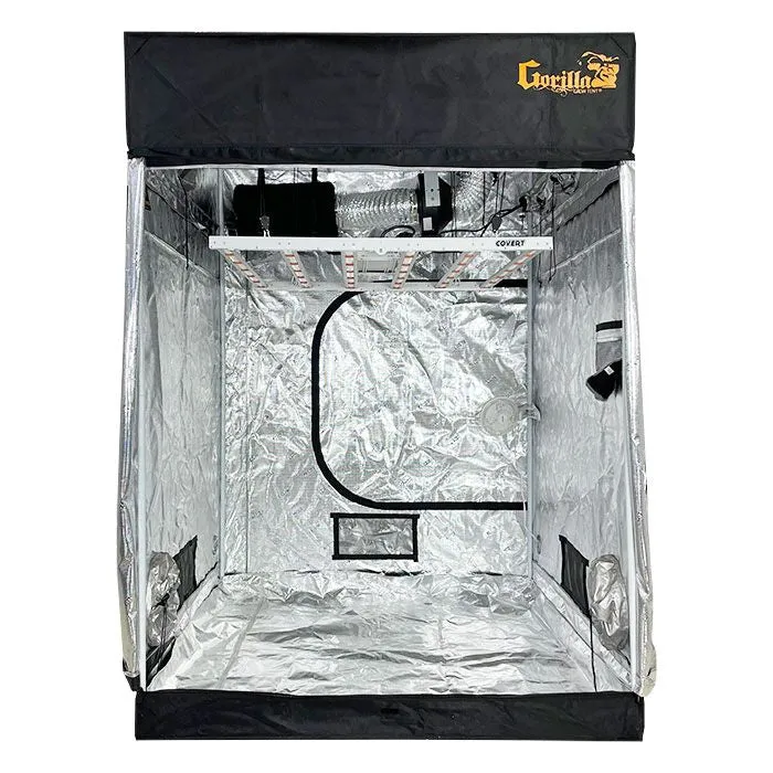 Gorilla Grow Tent 5' x 5' 630 Watt Covert PRO LED Grow Tent Kit With Automated Ventilation Package