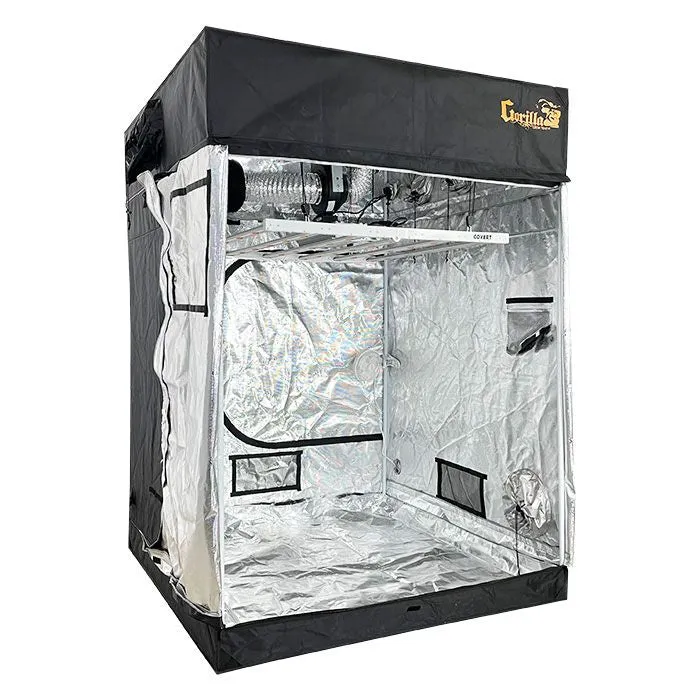 Gorilla Grow Tent 5' x 5' 630 Watt Covert PRO LED Grow Tent Kit With Automated Ventilation Package