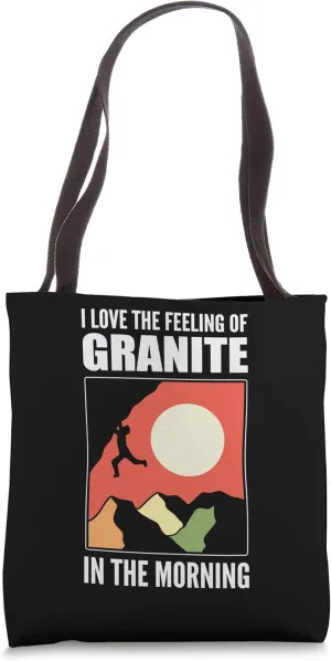 Granite in Morning Backcountry Hiker Tote Bag