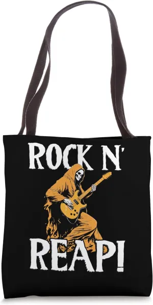 Guitar Halloween Costume Scary Guitar Player Trick Or Treat Tote Bag