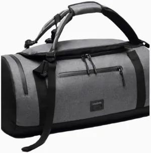 Gym Bag for Men & Women with Shoe Compartment, Lightweight, Plane Tote Bags, Fitness Workout Sports Backpack, Large Capacity, Dry Wet, 22in(White)